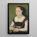 Portrait d'une femme - Hans Cranach — quadro incorniciato alla parete