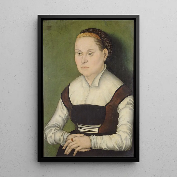 Portrait d'une femme - Hans Cranach — quadro incorniciato alla parete