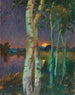 Betulle al tramonto - Hans Emil Oberländer — vista dell’opera
