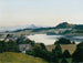 Paesaggio della Carinzia con il lago di Kraiger e Ulrichsberg - Hans Frank — vista dell’opera