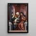 Joachim et Anne choisissant un agneau pour le sacrifice - Hans Fries — quadro incorniciato alla parete