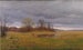 Paesaggio boscoso con pioggia, Sud della Zélande - Hans Friis — vista dell’opera