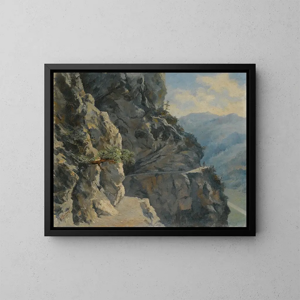 Le Frstensteig au Liechtenstein - Hans Gantner — quadro incorniciato alla parete
