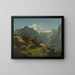 Balestrand - Hans Gude — quadro incorniciato alla parete