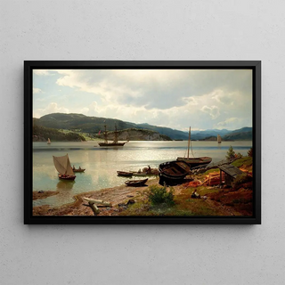 Hans Gude - By the Water.webp