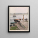 Jetée de Trovemünde - Hans Gude — quadro incorniciato alla parete