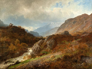 Paesaggio di montagna - Hans Gude — vista dell’opera