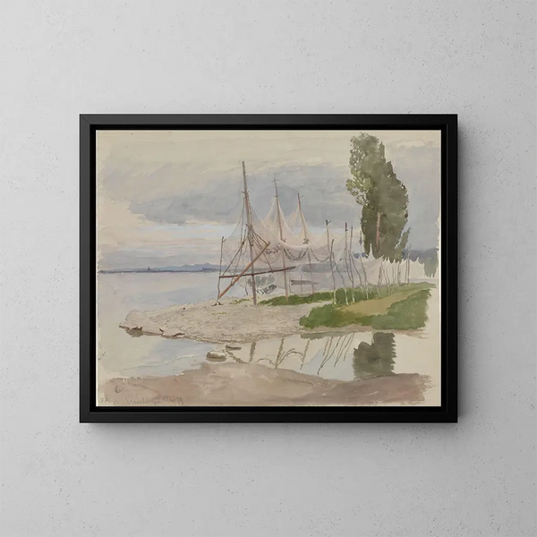 Sans titre - Hans Gude — quadro incorniciato alla parete