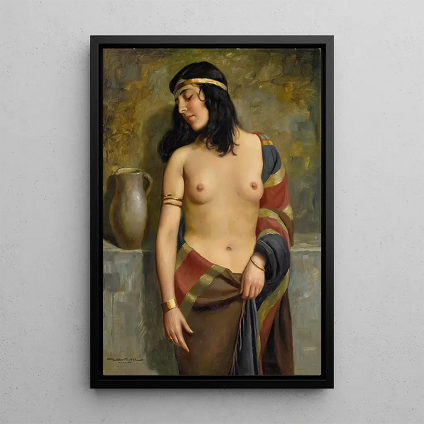 Beauté drapée - Hans Hassenteufel — quadro incorniciato alla parete