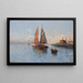 Bateaux de pêche II - Hans Johann Wagner — quadro incorniciato alla parete