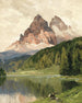 Lago di Misurina con le Tre Cime di Lavaredo - Hans Maurus — vista dell’opera
