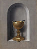 Calice di San Giovanni Evangelista rovesciato - Hans Memling — vista dell’opera