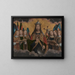 Dio Padre con angeli cantanti - Hans Memling — quadro incorniciato alla parete