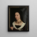 Maria Portinari Maria Maddalena Baroncelli nata nel 1456 - Hans Memling — quadro incorniciato alla parete