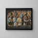 Angeli musicisti - Hans Memling — quadro incorniciato alla parete
