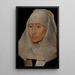 Portrait d'une femme âgée - Hans Memling — quadro incorniciato alla parete