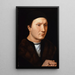 Portrait d'un homme inconnu - Hans Memling — quadro incorniciato alla parete