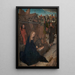L'Adorazione dei Magi - Hans Memling — quadro incorniciato alla parete