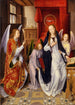 L'Annunciazione - Hans Memling — vista dell’opera