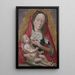 Vierge à l'Enfant - Hans Memling — quadro incorniciato alla parete