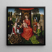 Vergine e Bambino con Santa Caterina d'Alessandria e Santa Barbara - Hans Memling — quadro incorniciato alla parete