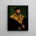 Ritratto di un gentiluomo - Hans Mielich — quadro incorniciato alla parete