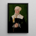 Portrait d'une dame - Hans Mielich — quadro incorniciato alla parete