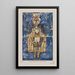 Figura sacra idolatrica - Hans Prinzhorn — quadro incorniciato alla parete
