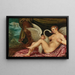 Léda e il cigno - Hans Rottenhammer — quadro incorniciato alla parete