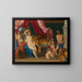 Venere e Marte - Hans Rottenhammer — quadro incorniciato alla parete
