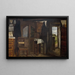Interno di una casa contadina - Hans Smidth — quadro incorniciato alla parete