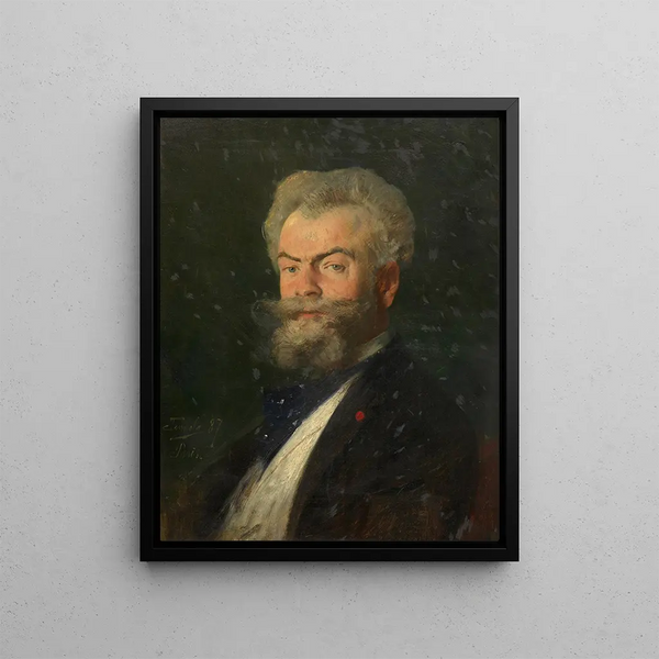 Hans Temple - Mihly von Munkcsy eigentl Michael Lieb Maler.webp