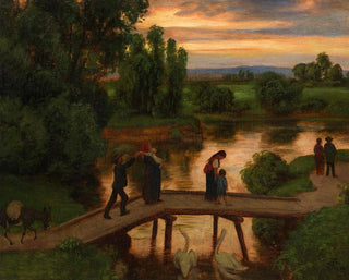 Le Pont Soir d'été - Hans Thoma — vista dell’opera