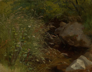 Hans Thoma - Grser am Bachrand.webp