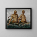 Uomini di mare - Hans Thoma — quadro incorniciato alla parete