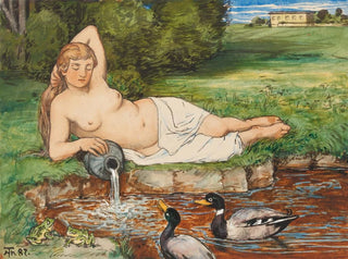 Hans Thoma - Nymph by a Brook.webp