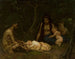 La famiglia dei satiro che solleva Zeus - Hans Thoma — vista dell’opera