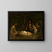 La famiglia dei satiro che solleva Zeus - Hans Thoma — quadro incorniciato alla parete