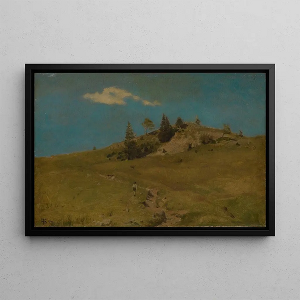 Altezza della Foresta Nera - Hans Thoma — quadro incorniciato alla parete