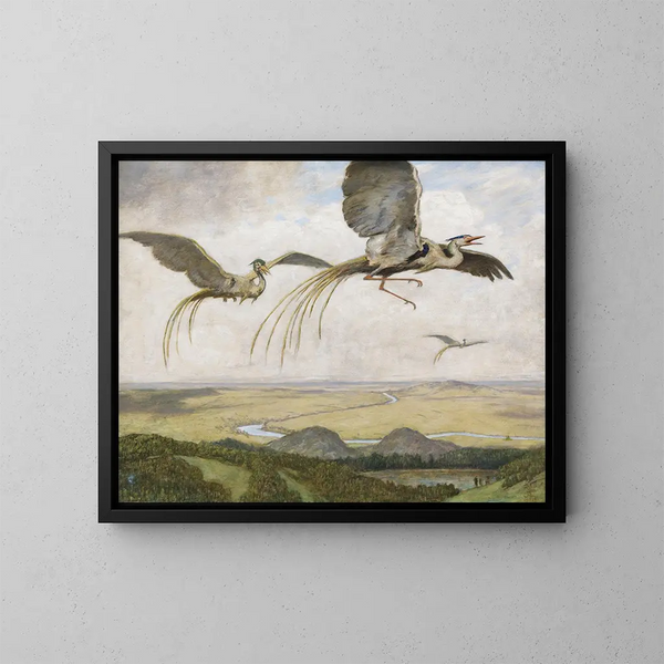 Uccello meraviglioso - Hans Thoma — quadro incorniciato alla parete