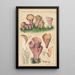 Cantharellus clavatus Pers - Hans Baldung — quadro incorniciato alla parete