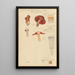 Dermocybe anthracina Fr - Hans Baldung — quadro incorniciato alla parete