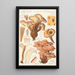 Lentinus cochleatus Pers Fr - Hans Baldung — quadro incorniciato alla parete
