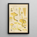 Tricholoma sulfurinum - Hans Baldung — quadro incorniciato alla parete