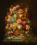 Una natura morta con fiori in una fioriera poggiata su un davanzale - Hans Zatzka — vista dell’opera