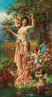 Un'allégorie dell'estate con messaggeri d'amore - Hans Zatzka — vista dell’opera