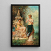 Il m'aime, il ne m'aime pas - Hans Zatzka — quadro incorniciato alla parete