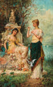 Il m'aime, il ne m'aime pas - Hans Zatzka — vista dell’opera