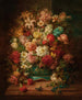 Nature morte con fiori e farfalle - Hans Zatzka — vista dell’opera