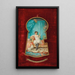 Un regard par le trou de la serrure - Hans Zatzka — quadro incorniciato alla parete